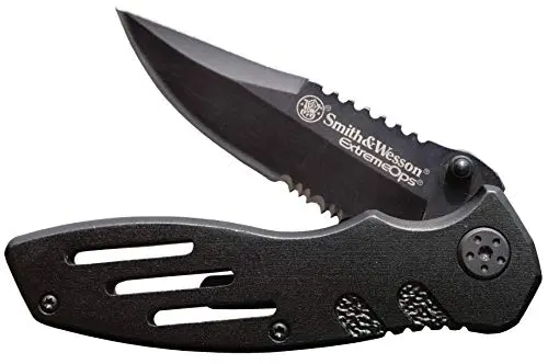 Smith & Wesson Extreme Ops black folding tactical knife