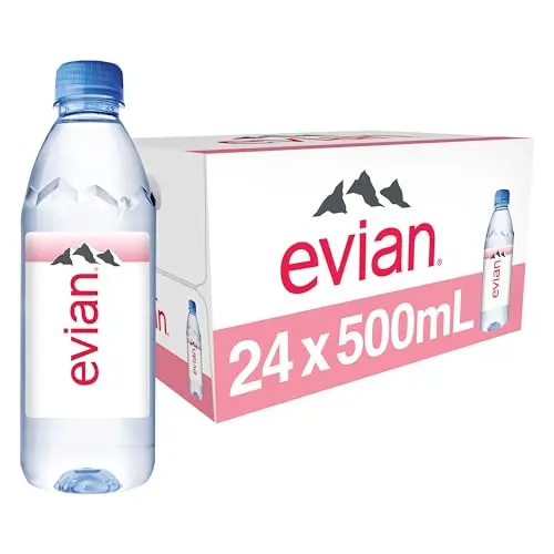 evian Natural Spring Water 16.9 oz bottle pack