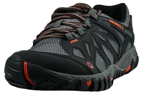 Merrell All Out Blaze Aero Sport Hiking Water Shoe in black and red