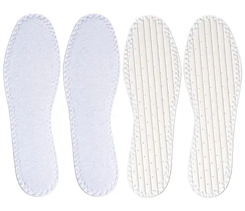 Happystep soft cotton terry cloth insoles for water shoes and casual footwear.