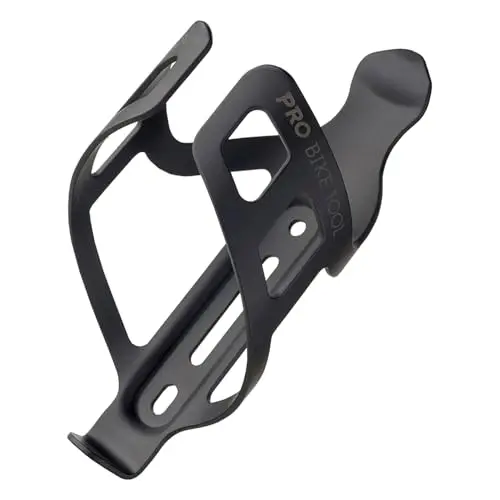 PRO BIKE TOOL black aluminum mountain bike water bottle cage
