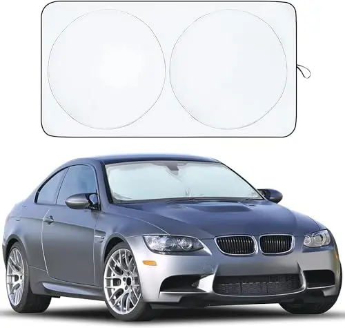 EcoNour patented design windshield sun shade