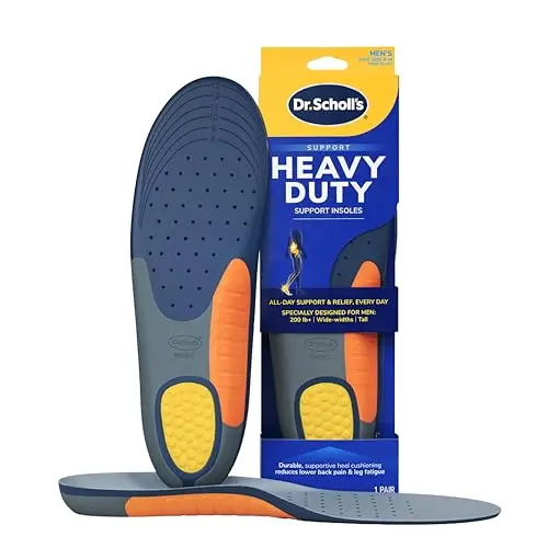 Dr. Scholl's Heavy Duty Support insoles for men over 200lbs