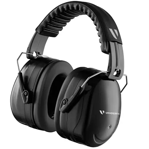Vanderfields adult hearing protection earmuffs for noise reduction