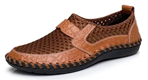 TASOGEN men's mesh breathable slip-on loafers