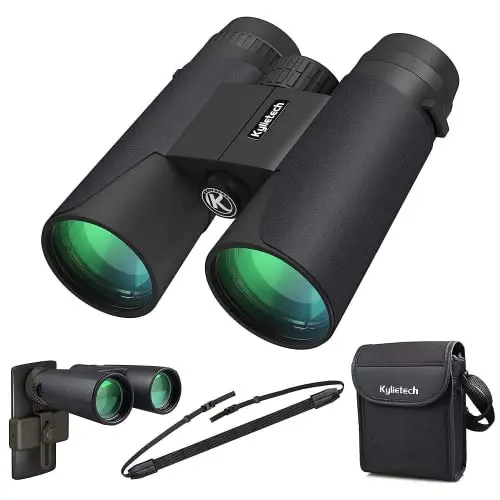 Kylietech 12x42 binoculars with universal phone adapter
