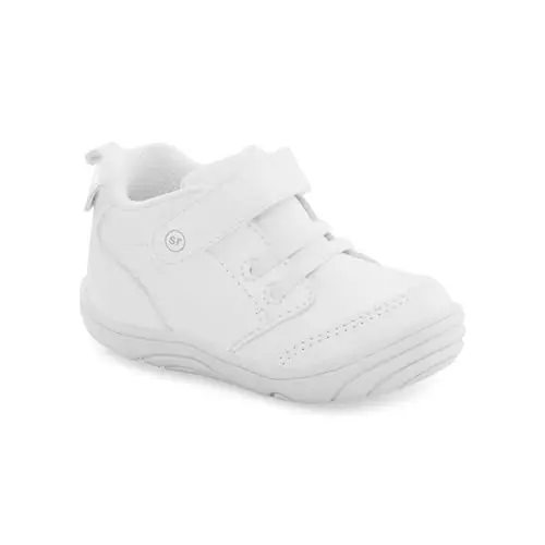 Stride Rite 360 Taye 2.0 white toddler shoes with color-blocked design and adjustable strap