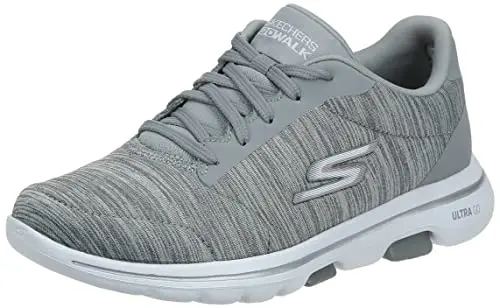 Skechers Women's Go Walk 5 True Sneaker in Grey
