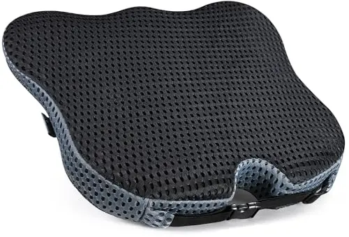 Dreamer Car wedge-shaped memory foam car seat cushion for driving with non-slip base