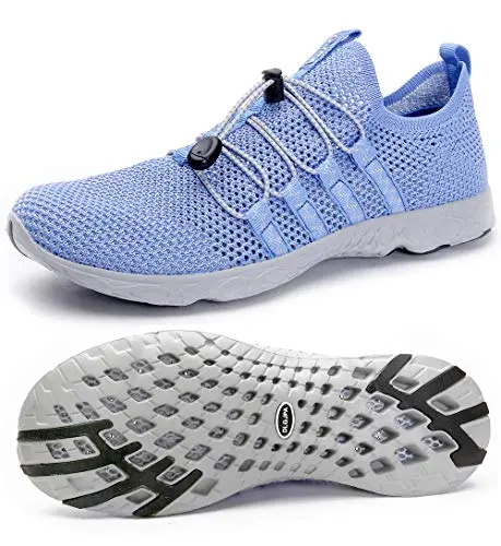 DLGJPA Women's Slip On Water Shoes with elastic straps for beach