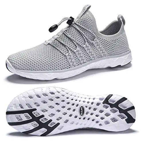DLGJPA women's slip-on water shoes with elastic straps