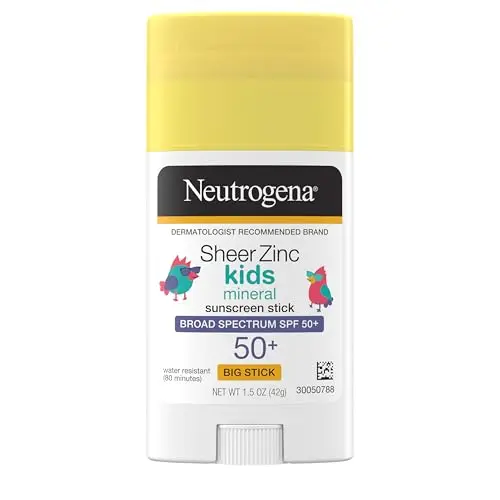 Neutrogena Sheer Zinc Oxide kids mineral sunscreen stick
