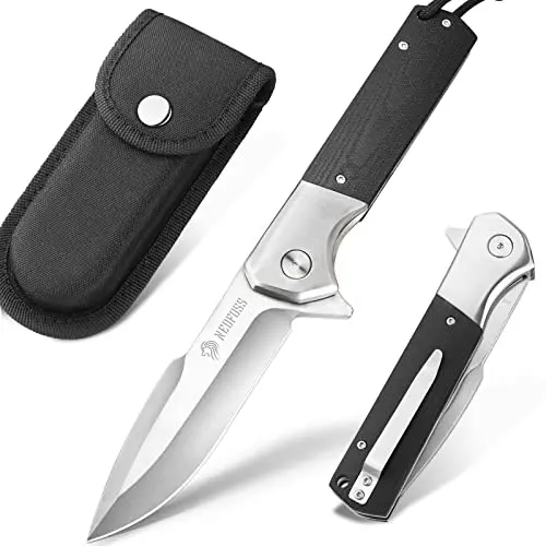 NedFoss BEAST heavy duty folding knife with G10 handle