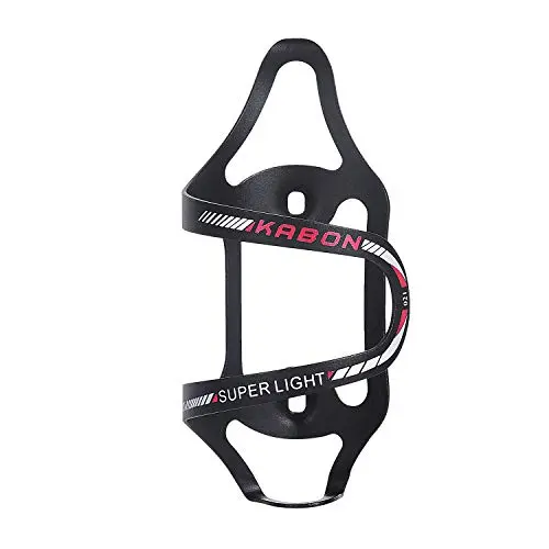 KABON red side-load aluminum bike water bottle cage.