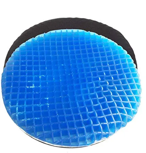 Tektrum Orthopedic Gel Swivel Seat Cushion in black