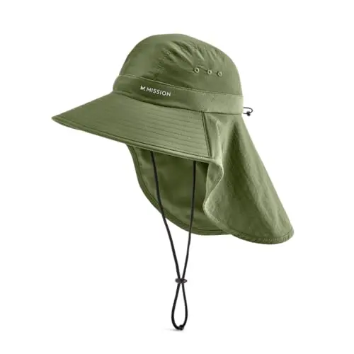 Cooling Sun Defender Hat with extended neck flap