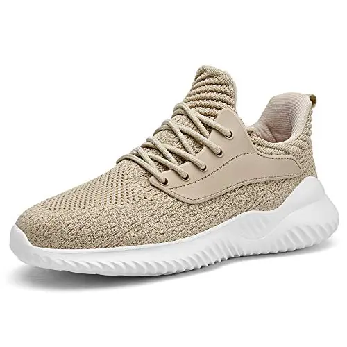 Akk Women's Beige Sneakers with mesh upper