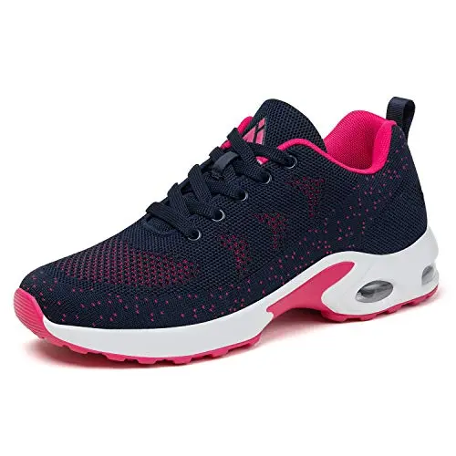 Mishansha women's rose-colored air cushion running sneakers