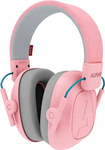 Alpine Muffy Kids pink noise canceling headphones for children