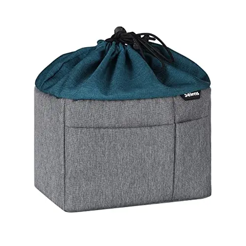 Selens camera insert with drawstring closure showing compact interior