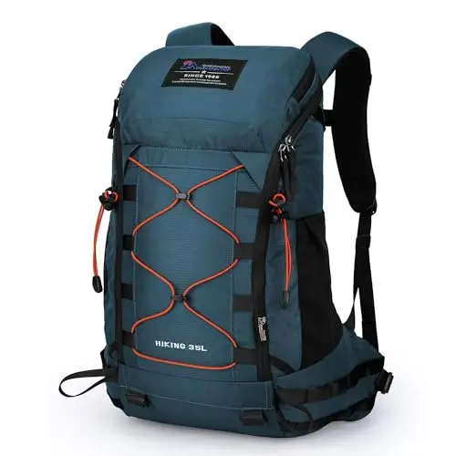 MOUNTAINTOP 35L Travel Backpack Lightweight Daypack