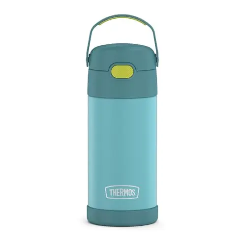 THERMOS FUNTAINER 12 oz stainless steel kids water bottle in Blue/Green