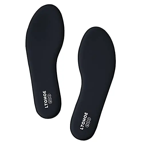 LTOHOE memory foam shoe inserts for men and women, ideal for hiking and walking