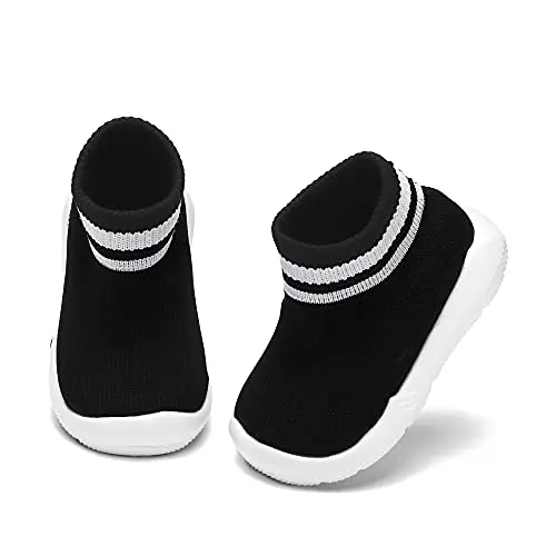 Engtoy Baby Sock Walking Shoes with soft rubber sole