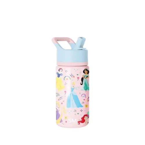 Simple Modern Disney Princess 14oz insulated water bottle with straw lid