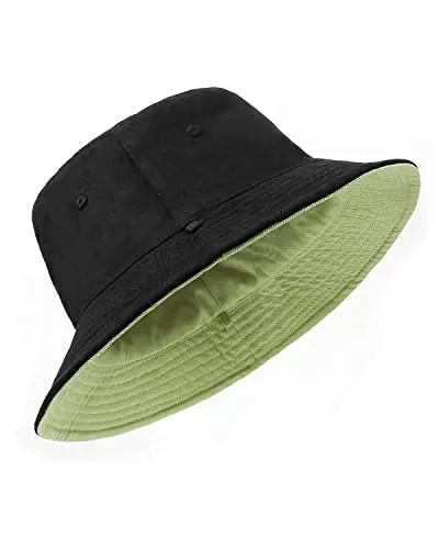 ZYLIOO reversible bucket sun hat for big heads