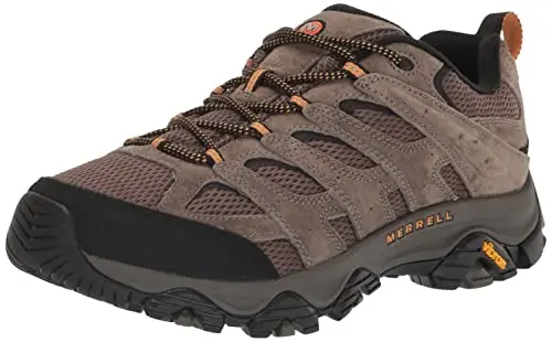 Merrell Men's Moab 3 hiking shoe in Walnut color