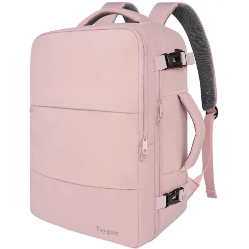 Taygeer Carry On Backpack for Women in Pink