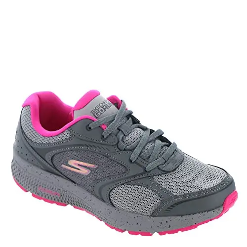 Skechers GO Run CONSISTENT women's running shoe in Vivid Horizon Gray/Pink