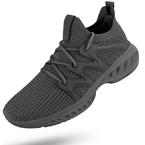 Pujcs men's slip-on sneakers for walking, running, and casual wear