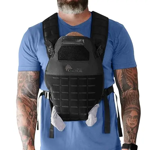 WOLF TACTICAL military-style baby carrier in black