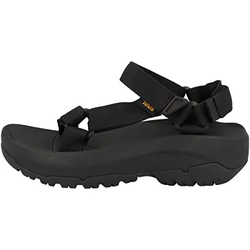 Teva Women's Hurricane XLT 2 Ampsole Sandal in black, showing adjustable straps and cushioned footbed.