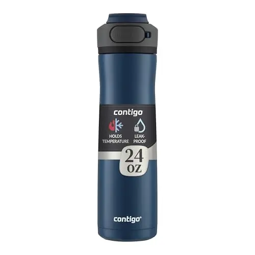 Contigo Cortland Chill 2.0 Blueberry stainless steel water bottle with AUTOSEAL lid