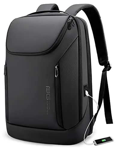 BANGE smart waterproof laptop backpack with 180-degree opening