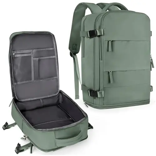 coowoz olive green 25L waterproof hiking-style daypack