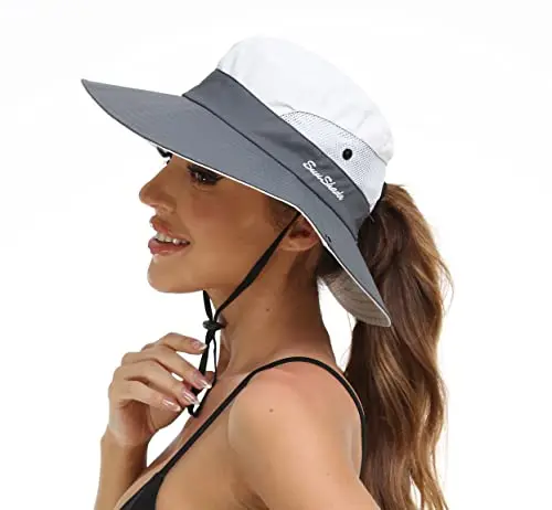 AEFSHAN Women's Bucket Hat with mesh sides