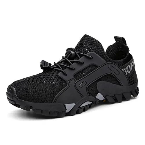 TANGYUGEN slip-on water hiking shoes with elastic collar