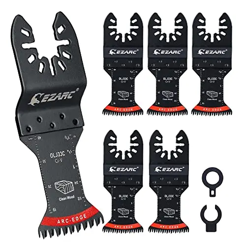 EZARC Japanese tooth oscillating saw blade for wood and plastic