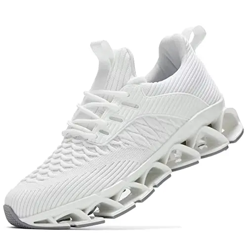 Wrezatro women's slip on walking running shoes with memory foam