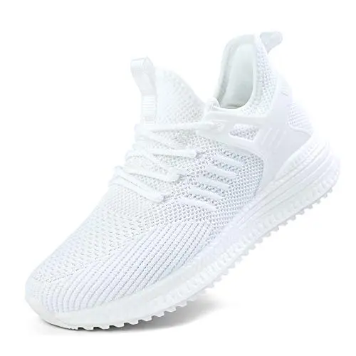 SDolphin Women's Running Tennis Shoes in White