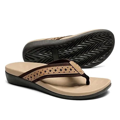 MEGNYA Women's Orthopedic Sandals with memory foam and arch support