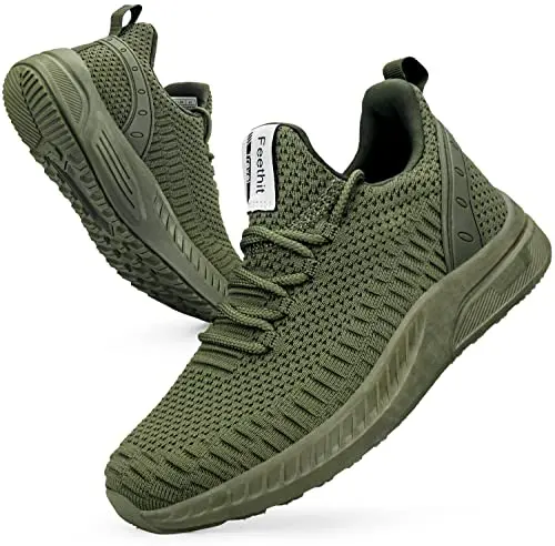 Feethit Women Tennis Running Shoes in Olive Green