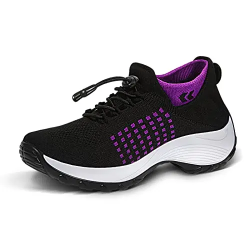 STUNAHOME women's breathable orthopedic mesh sneakers
