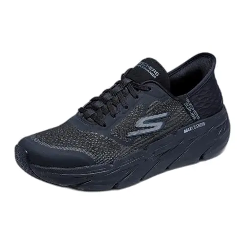 Skechers Max Cushioning Slip-ins sneaker in black