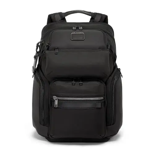 Tumi Alpha Bravo Nomadic Backpack showing spacious main compartment