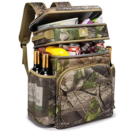 Laripwit Camouflage pattern tactical cooler backpack with side handles